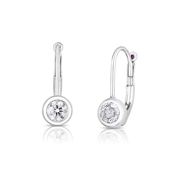 Diamonds By The Inch White Gold and Diamond Earrings
