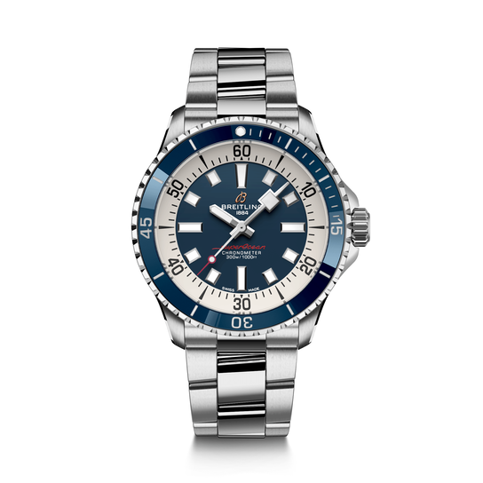 Breitling Superocean automatique 42 en acier - Bleu image number 0