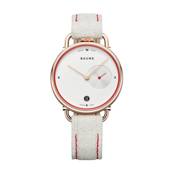 Baume Quartz 35 mm Red PVD Stainless Steel