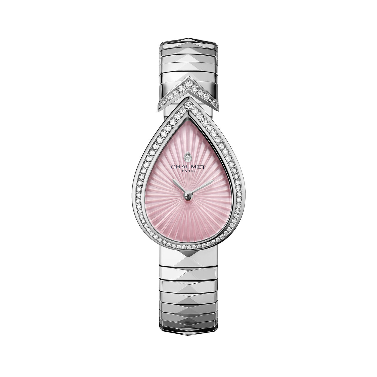 Chaumet Jos&eacute;phine Aigrette Quartz 27 X 20 mm Stainless Steel and Diamond W85965 Front image number 0