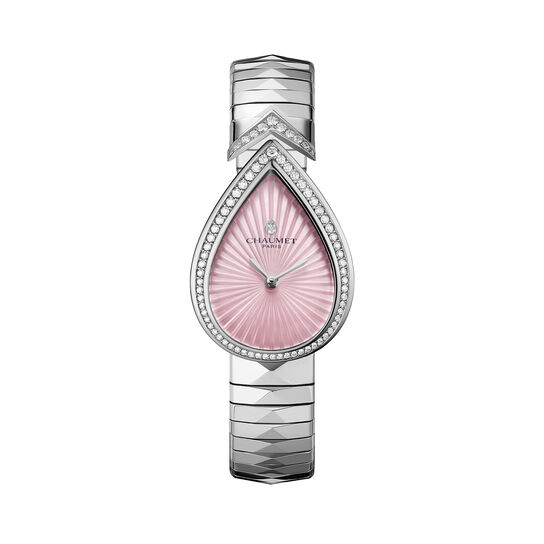 Chaumet Jos&eacute;phine Aigrette Quartz 27 X 20 mm Stainless Steel and Diamond W85965 Front image number 0