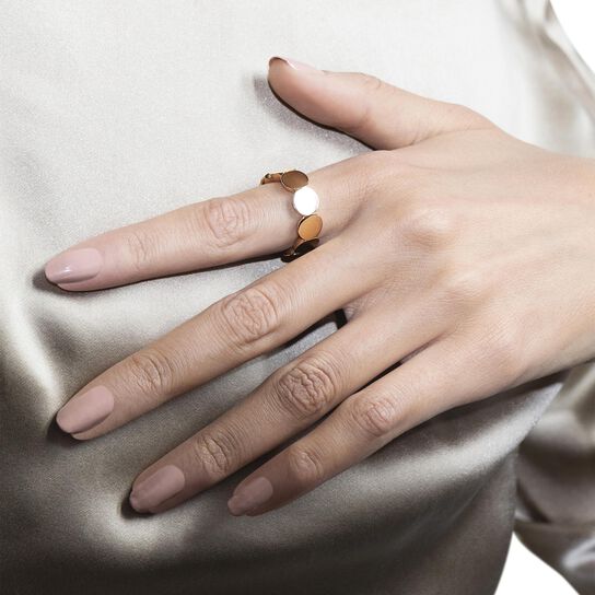 Pasquale Bruni Luce Rose Gold and Diamond Ring 16196R image number 1