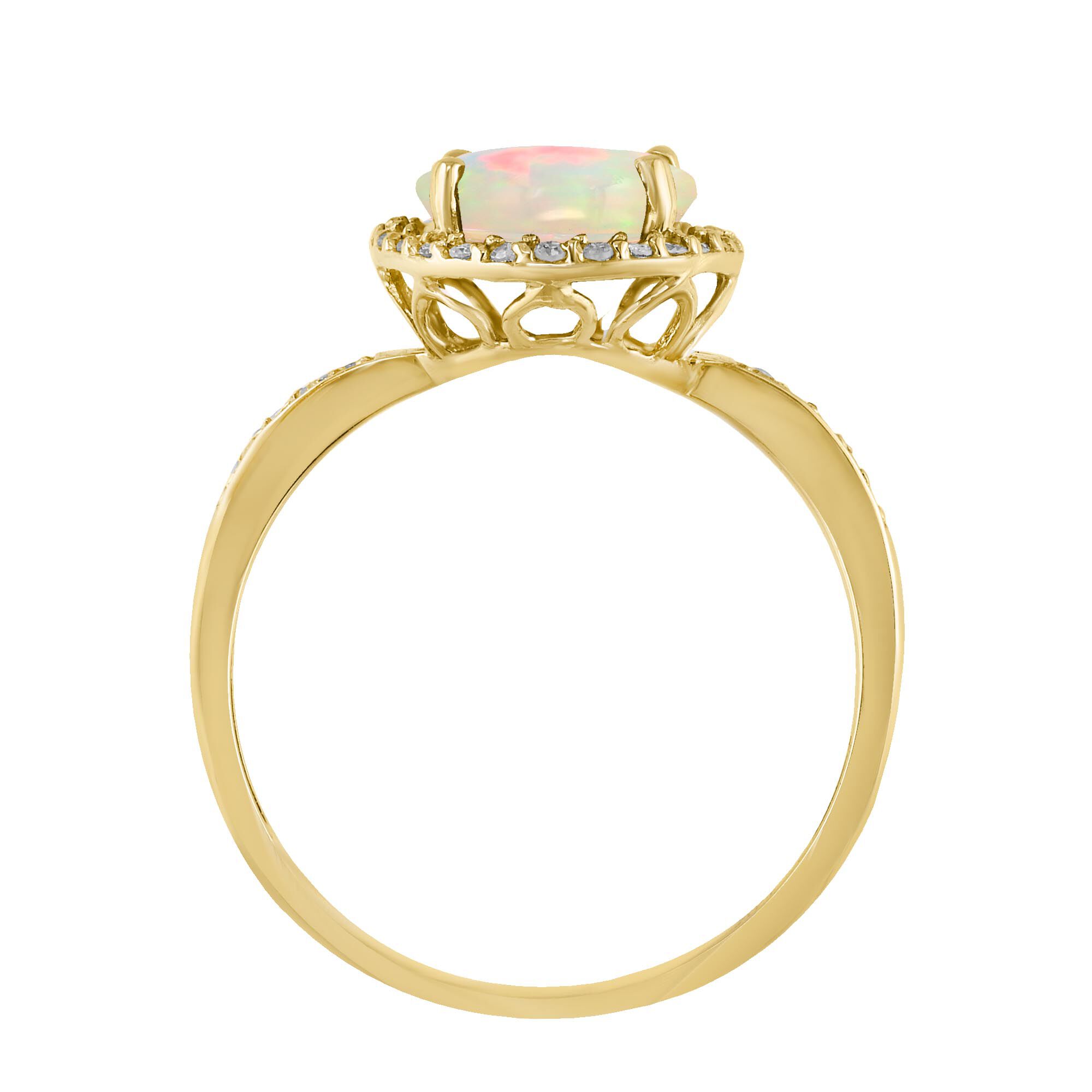 Bague avec pierre online opale