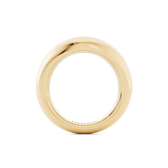 Birks Essentials Yellow Gold Curved Ring image number 3