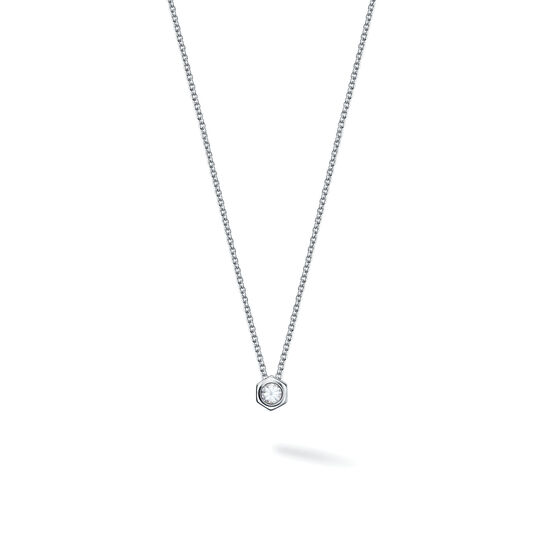 Bijoux Birks Bee Chic White Quartz And Silver Pendant image number 0