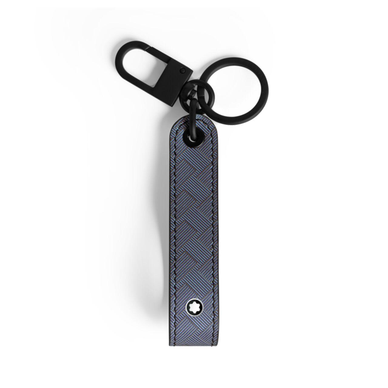 Extreme 3.0 Stainless Steel and Leather Key Ring image number 0