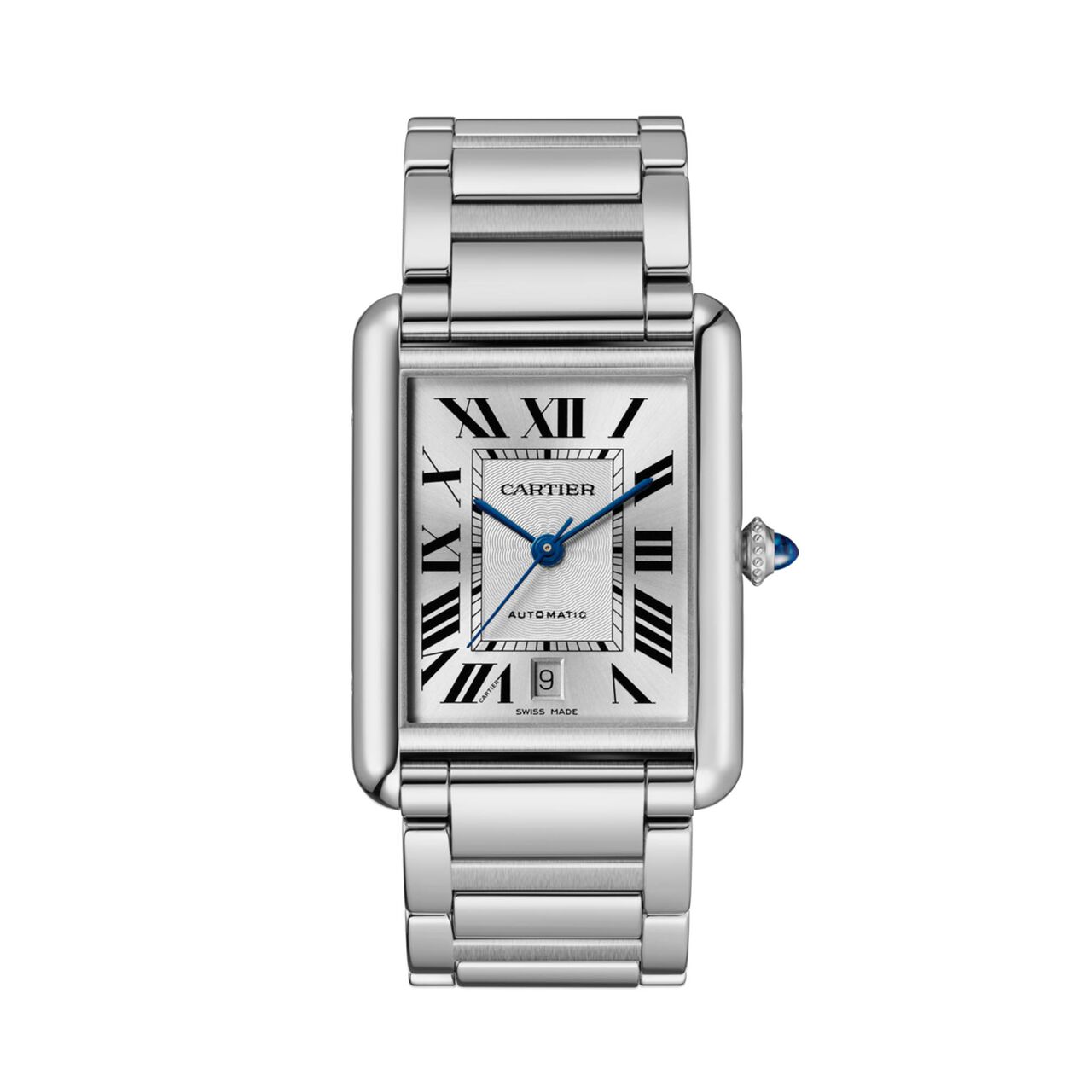 tank-must-de-cartier-watch-xl-model-steel-wsta0053-front image number 0