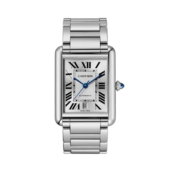 tank-must-de-cartier-watch-xl-model-steel-wsta0053-front image number 0