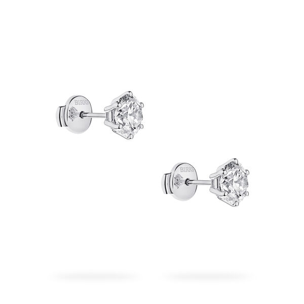 White Gold Diamond Stud Earrings