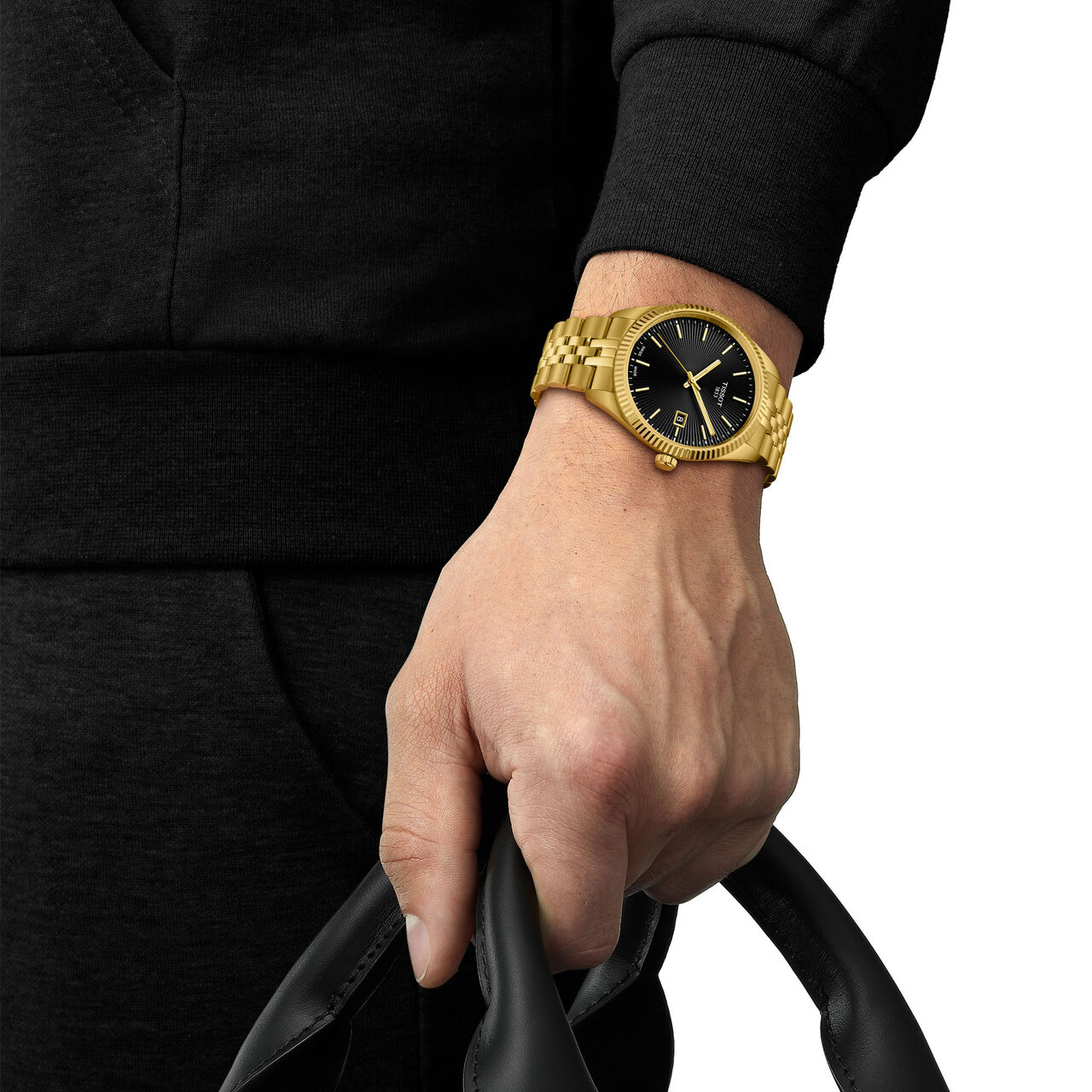 Tissot Ballade 40 mm quartz en acier inoxydable PVD image number 1