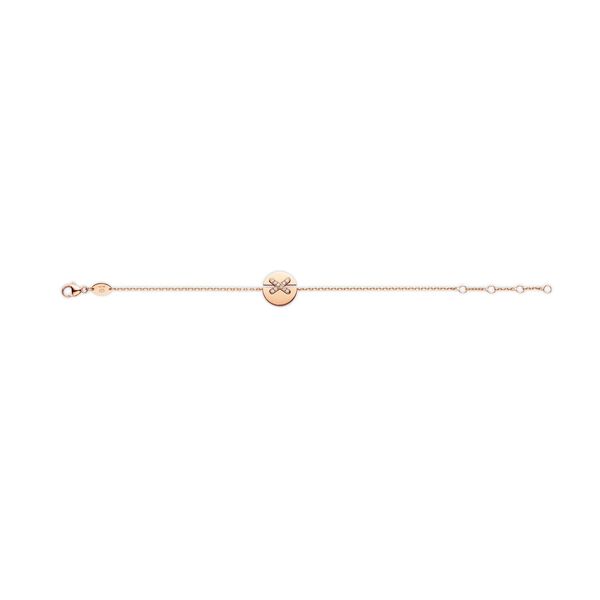 Bracelet Jeux de Liens Harmony en or rose et diamants