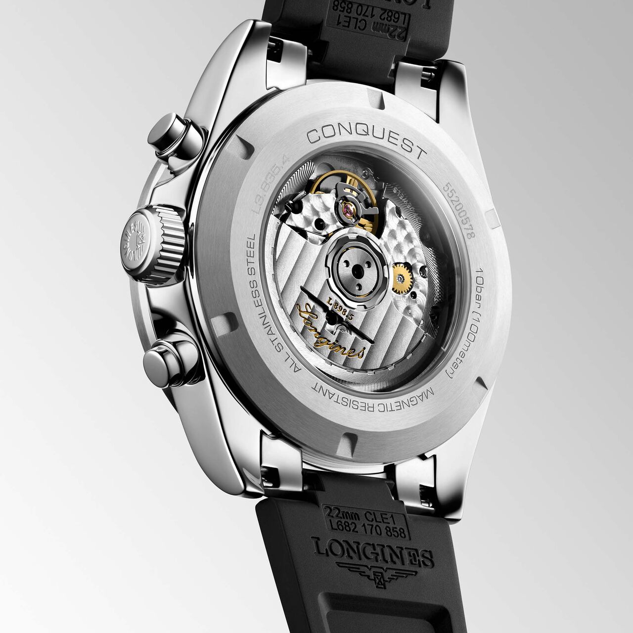 Longines Conquest Automatic Chronograph 42 mm Stainless Steel L3.835.4.32.9 image number 4