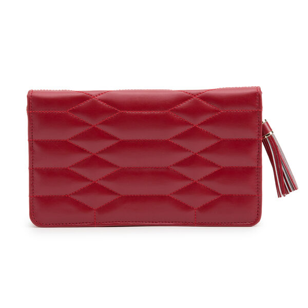 Portefeuille à bijoux Caroline rouge