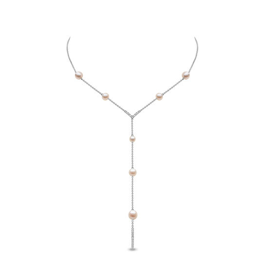 yoko london trend white gold pearl lariat necklace q2091nlet 7f front image number 0