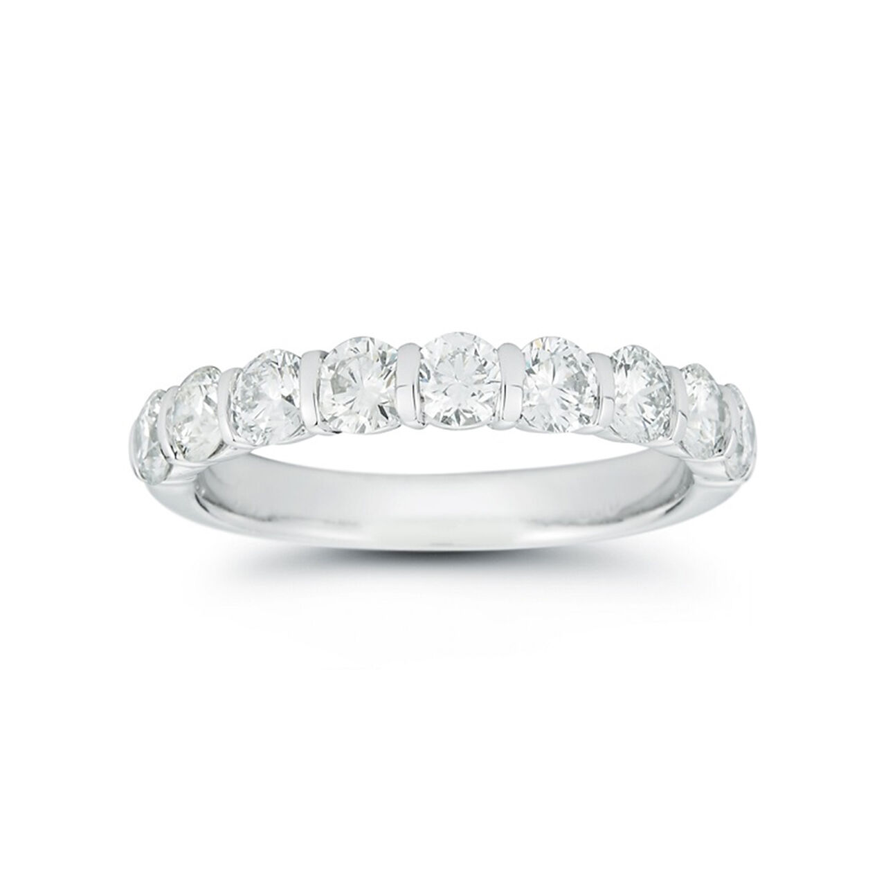 Bijoux Birks Platinum And 1.35Ct Diamond Wedding Band image number 0