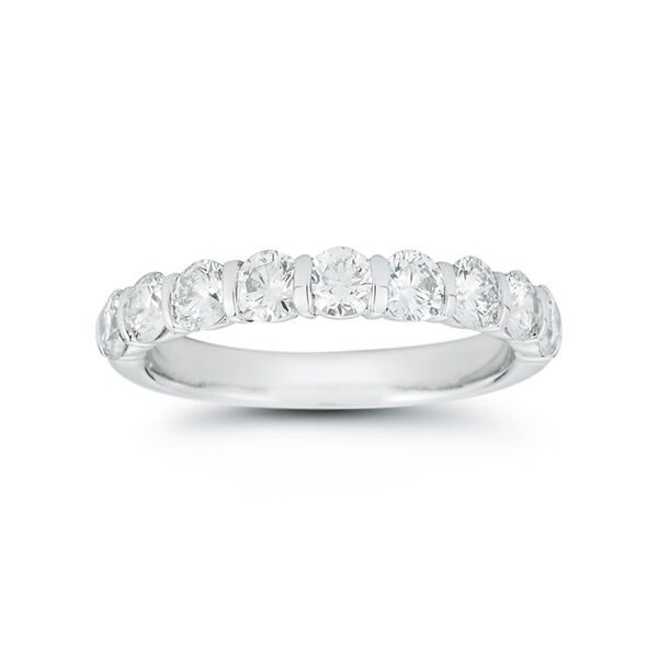 Platinum and 1.35ct Diamond Wedding Band
