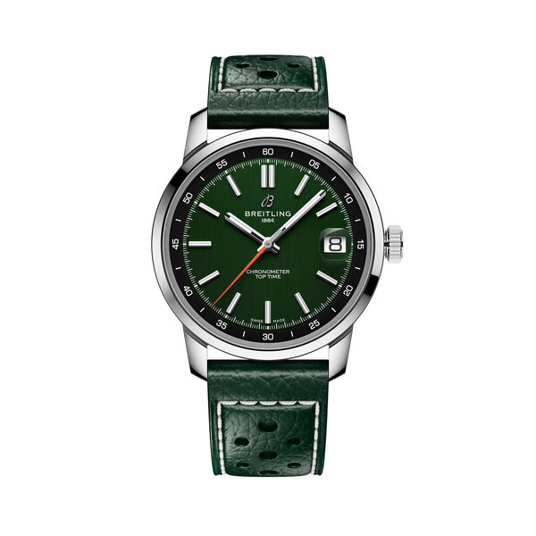 Top Time 38 mm automatique en acier inoxydable