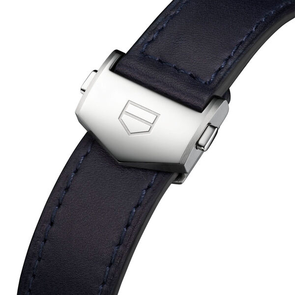 Carrera Glass Box 39 mm chronographe automatique en acier inoxydable