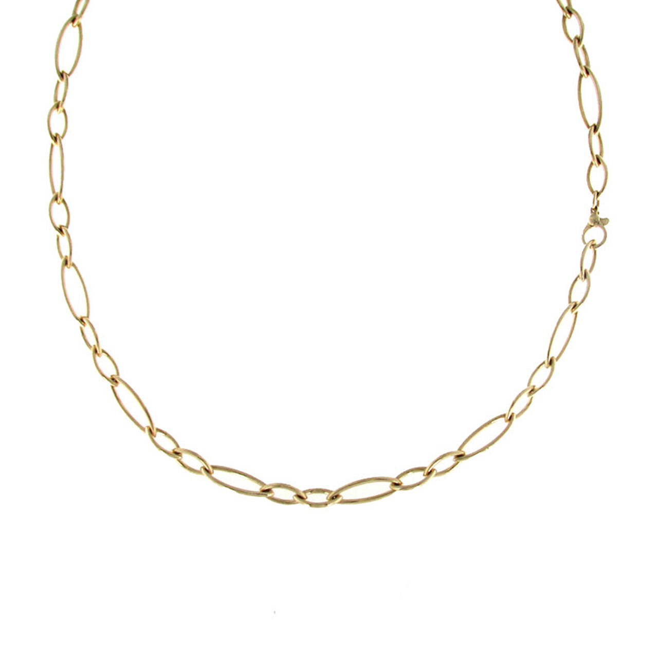 Roberto Coin Classic Yellow Gold Link Necklace image number 0