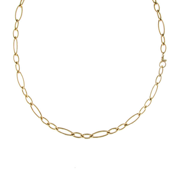 Collier chaîne à maillons ovales Classic Gold en or jaune