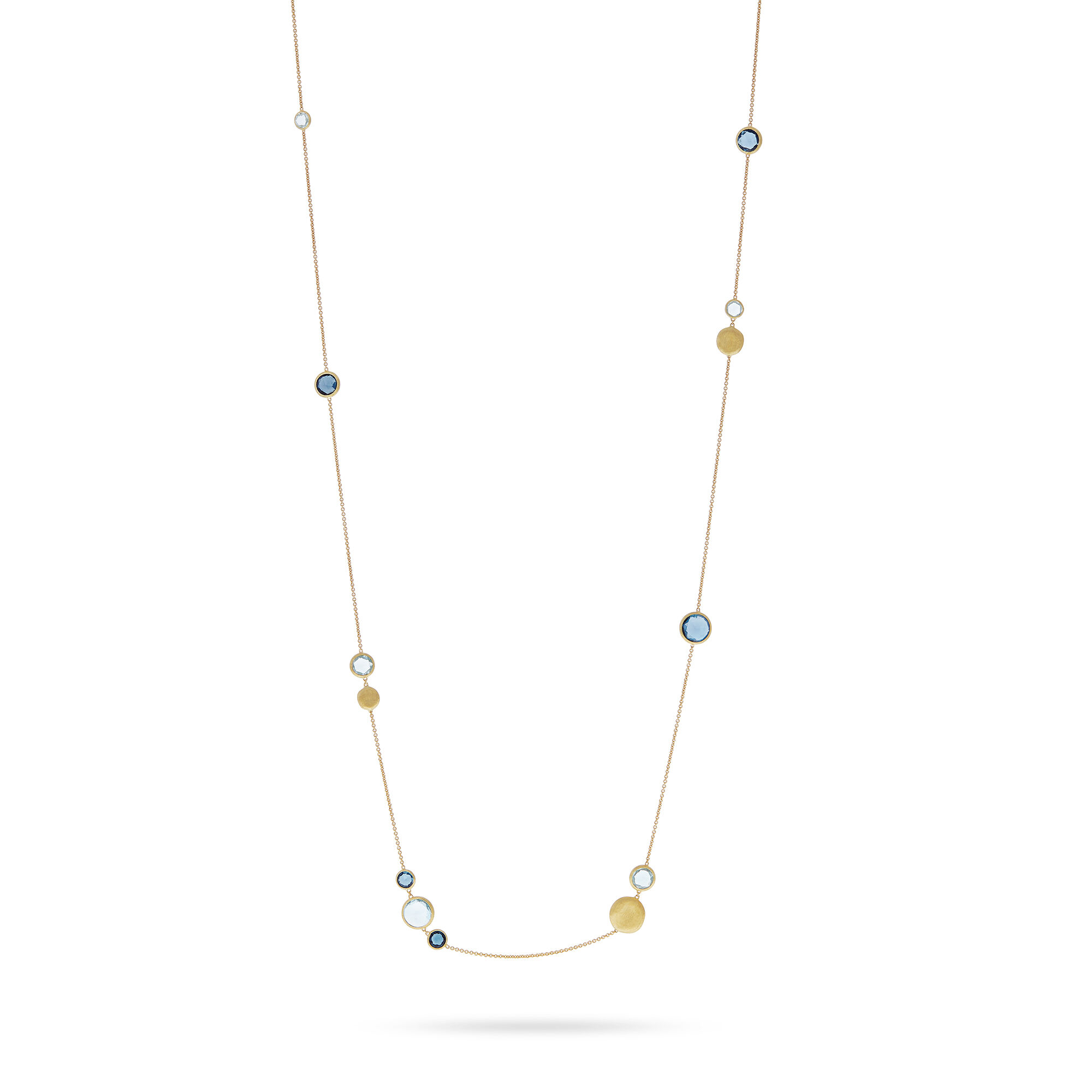 Jaipur Color Yellow Gold Topaz Long Necklace Marco Bicego Birks
