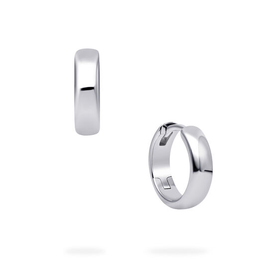 Birks Essentials Sterling Silver 13 mm Huggie Earrings image number 0