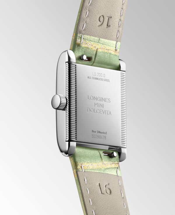 Mini DolceVita Quartz 21 X 29 mm Stainless Steel and Diamond