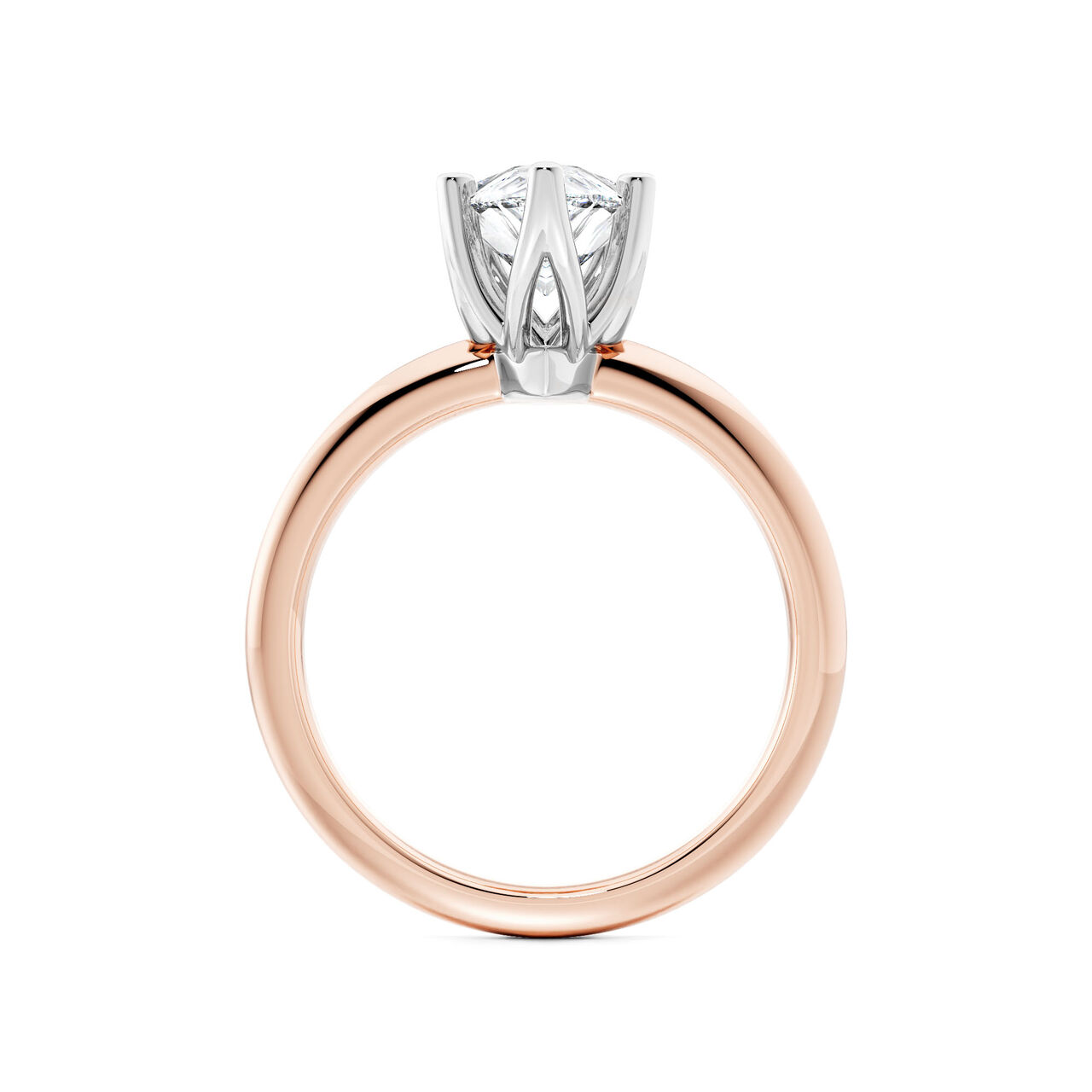 Birks North Star Pear-Cut Solitaire Diamond Engagement Ring in Rose Gold image number 2