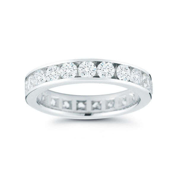2.42ct Diamond Channel Set Eternity Wedding Band