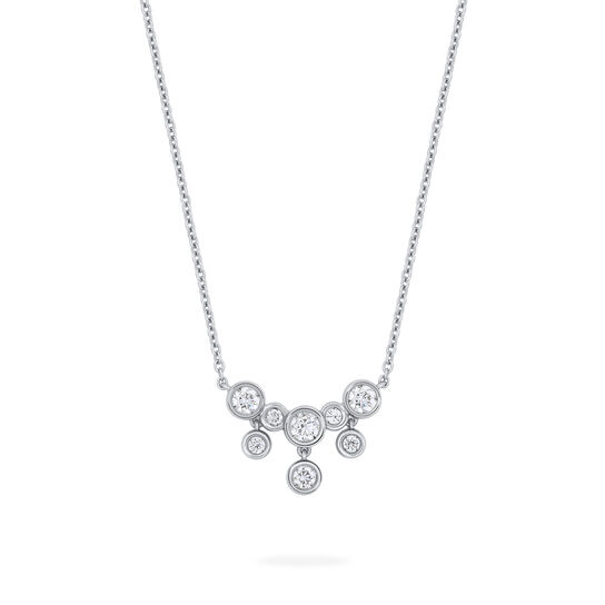 bijoux birks splash diamond small drop necklace image number 0