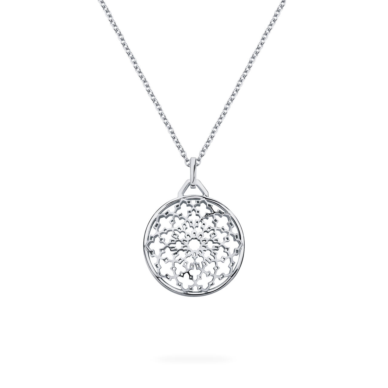 Birks Muse Pendantif medaillon en Argent image number 0