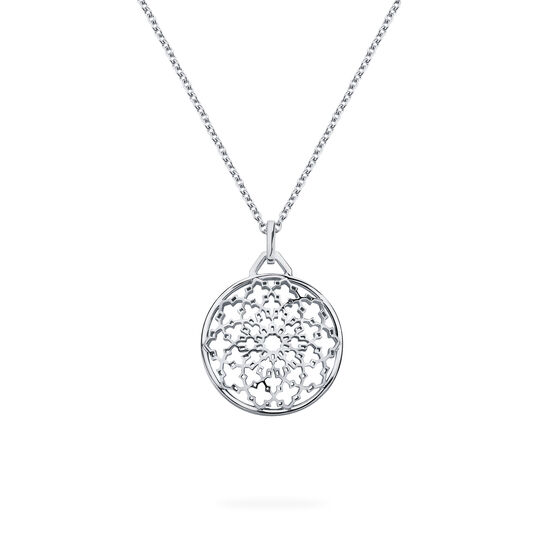 Birks Muse Pendantif medaillon en Argent image number 0