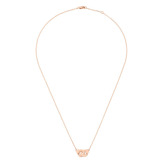 maison birks dinh van paris menottes dinh van pink gold necklace 601205 full lenght image number 1