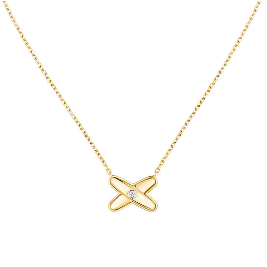 Chaumet Jeux De Liens Yellow Gold and Diamond Pendant 86024 image number 0