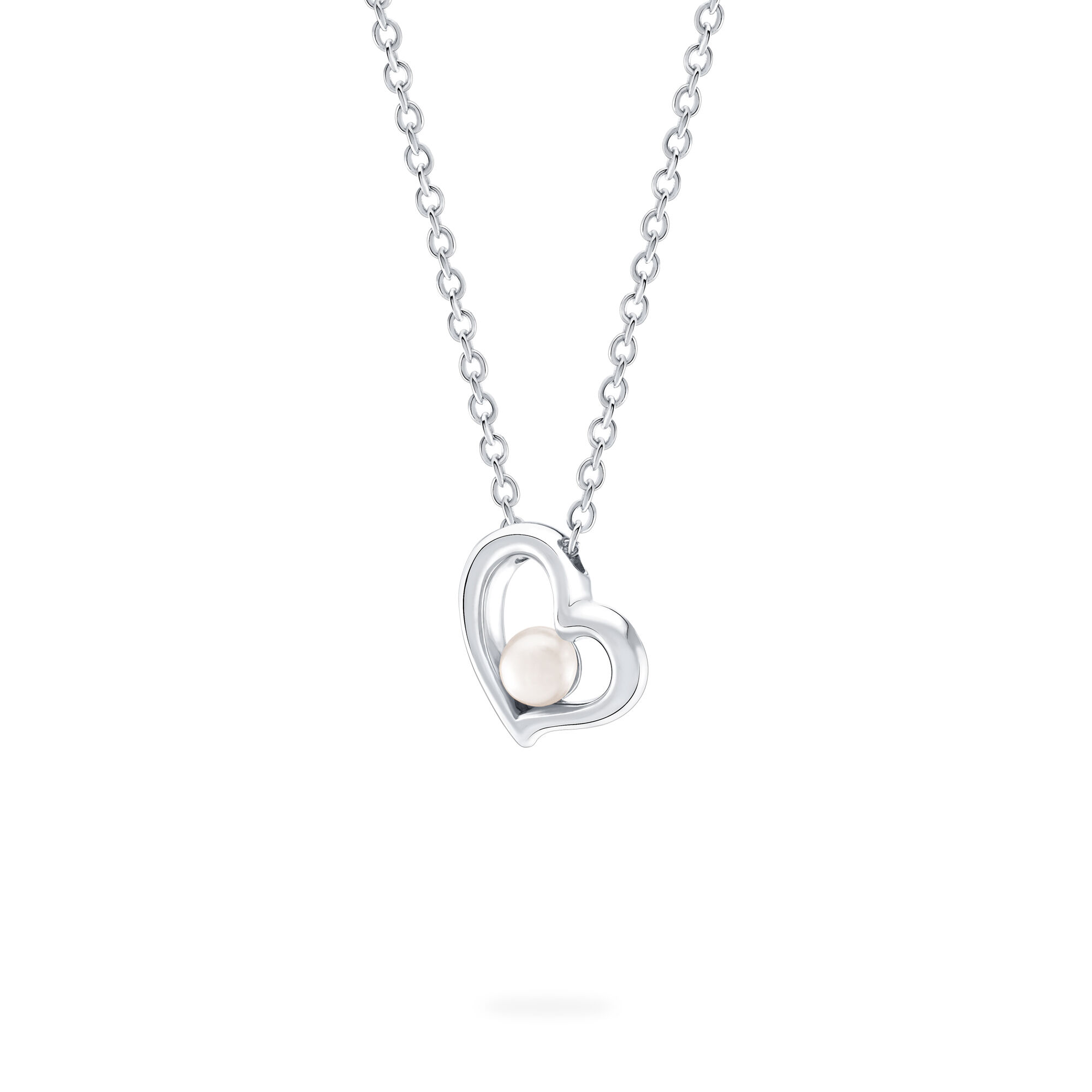 Gold and silver heart necklace top