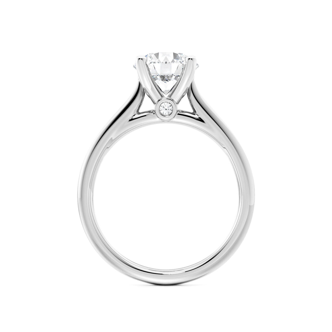 Birks 1879 Round Solitaire Diamond Engagement Ring image number 2