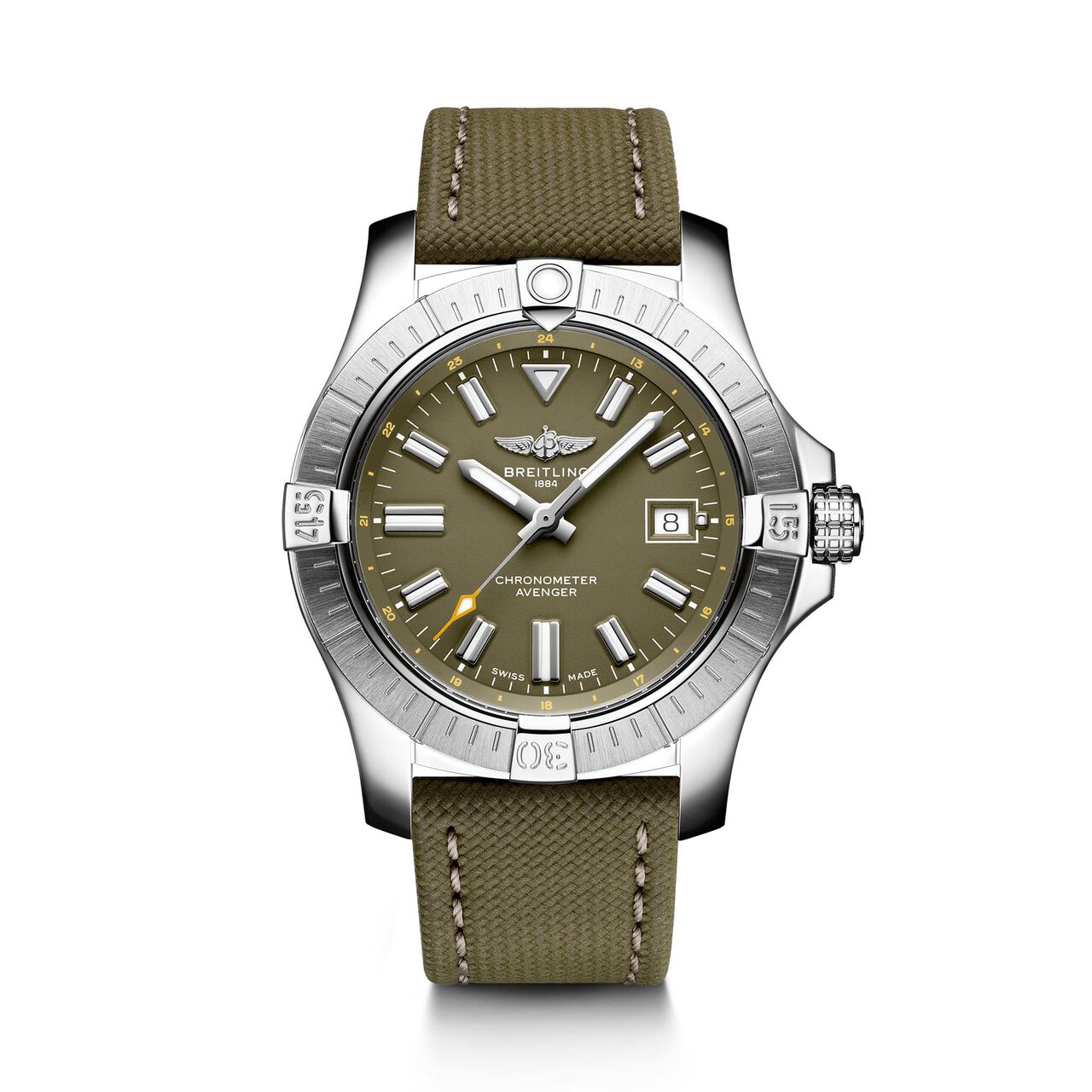 Breitling Avenger Automatic 43 Steel - Green A17318101L1X1 front image number 0