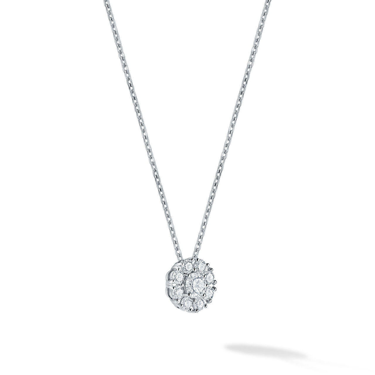 Pendentif en grappe de diamants, moyenne image number 1