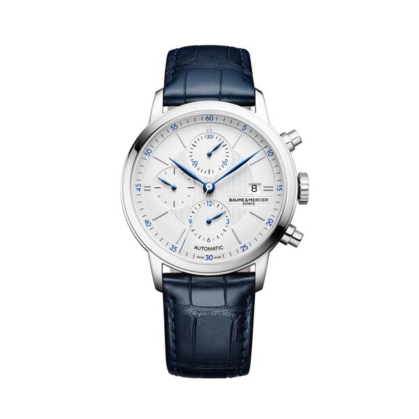 Classima 42 mm automatique chronograph en acier inoxydable
