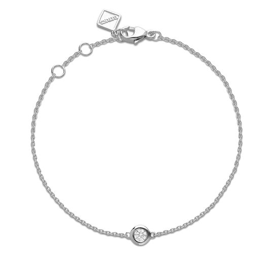 Birks Essentials Sterling Silver and Diamond Bracelet image number 0