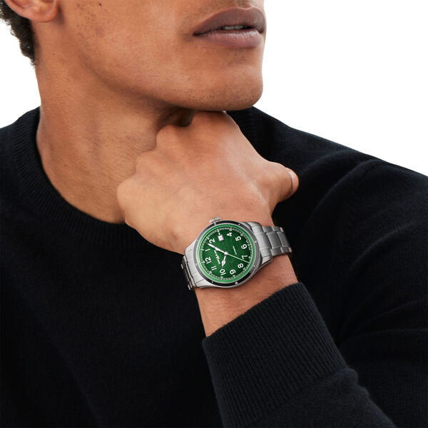 1858 0 Oxygen 41 mm automatique en acier inoxydable