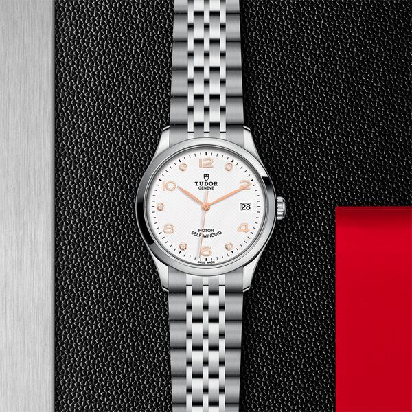 1926 36 mm automatique en acier inoxydable et diamants