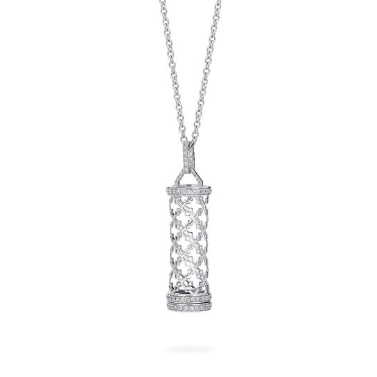 Birks Dare to Dream Diamond Message Pendant, White Gold image number 3