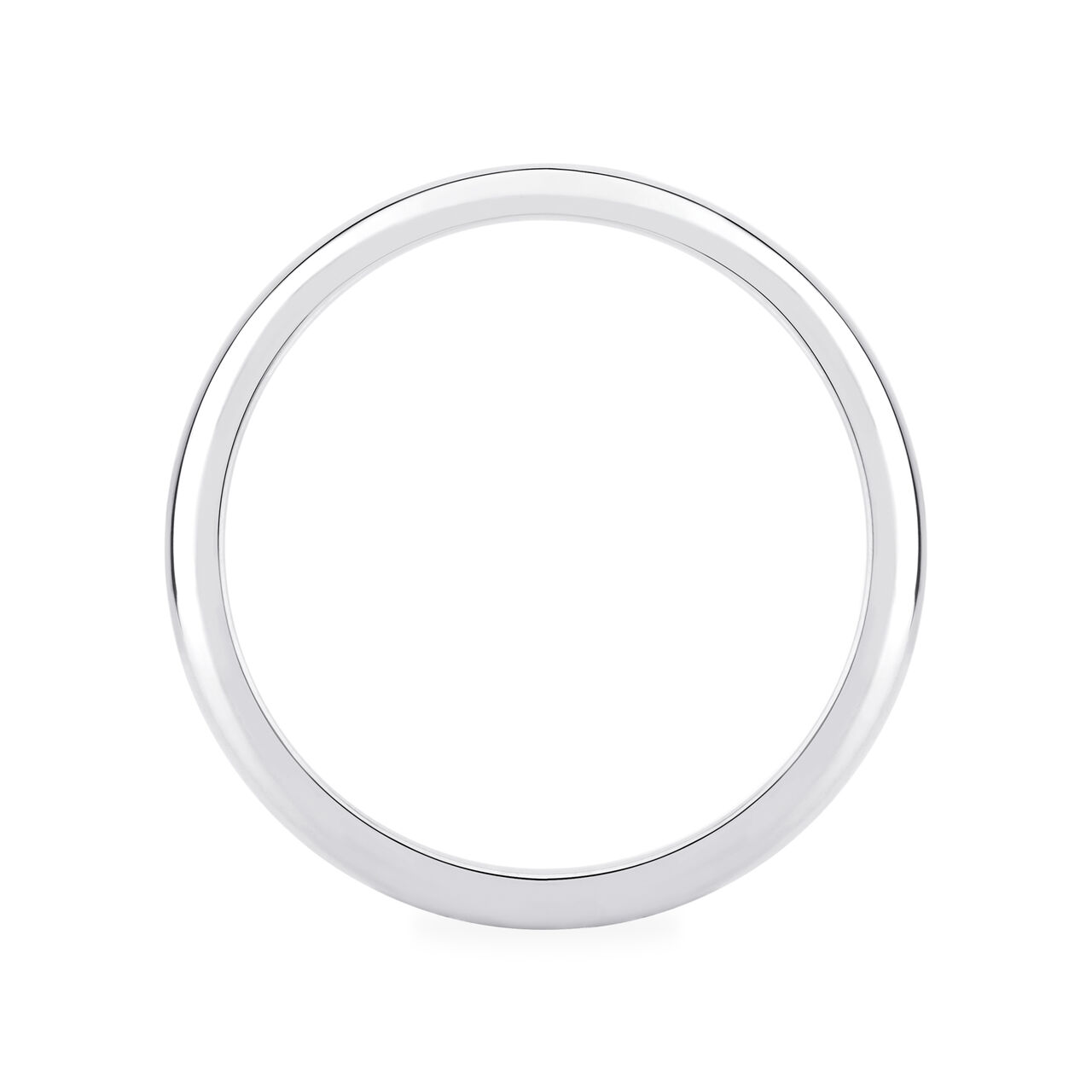 Birks Blue White Gold Wedding Band with Sapphire Accent image number 2