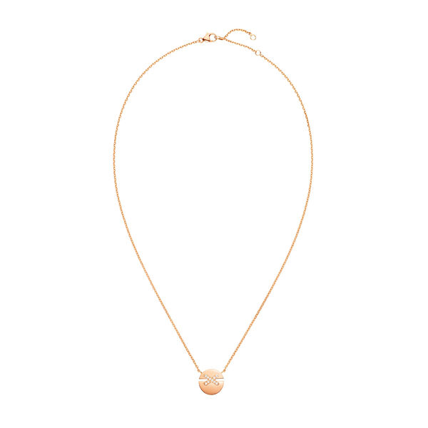 Jeux de Liens Harmony Small Rose Gold Diamond Necklace