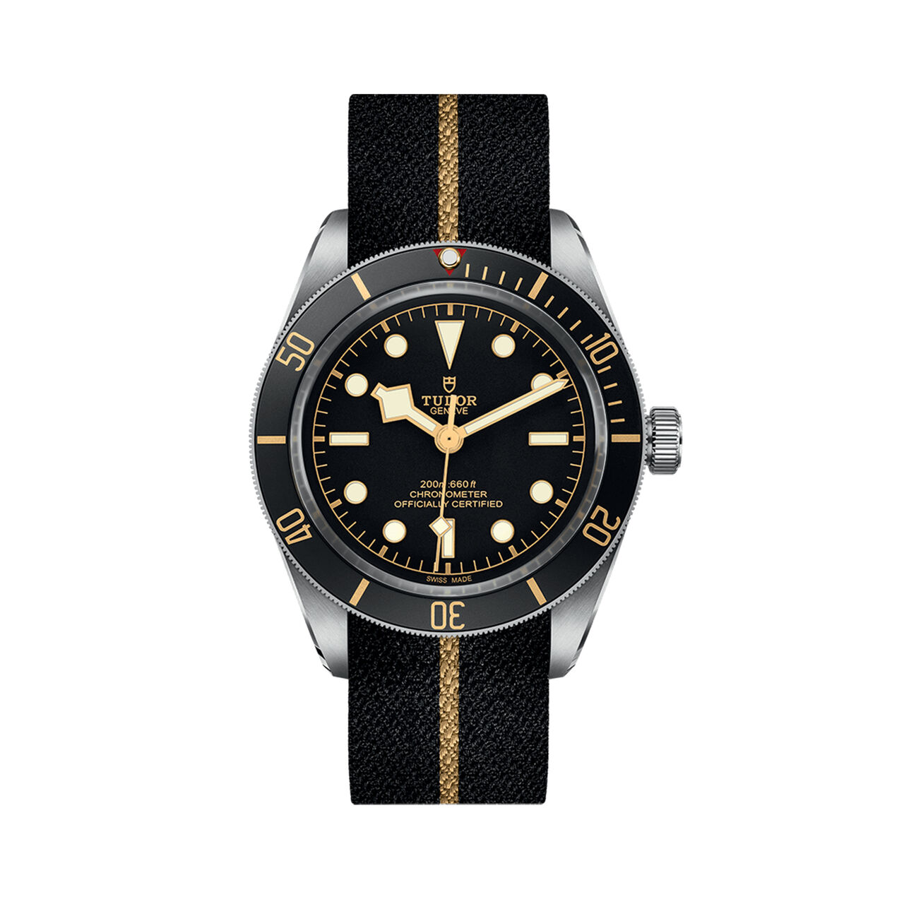maison birks tudor black bay fifty eight 39 mm steel case fabric strap m79030n 0003 image number 0