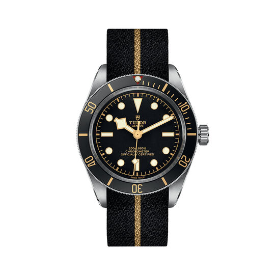 maison birks tudor black bay fifty eight 39 mm steel case fabric strap m79030n 0003 image number 0