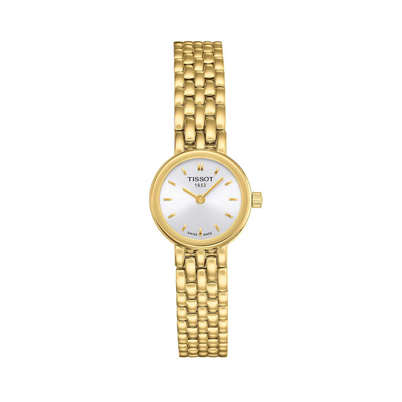 Tissot Lovely Quartz 19 mm Stainless Steel and Yellow Gold PVD &ndash; T0580093303100 image number 0