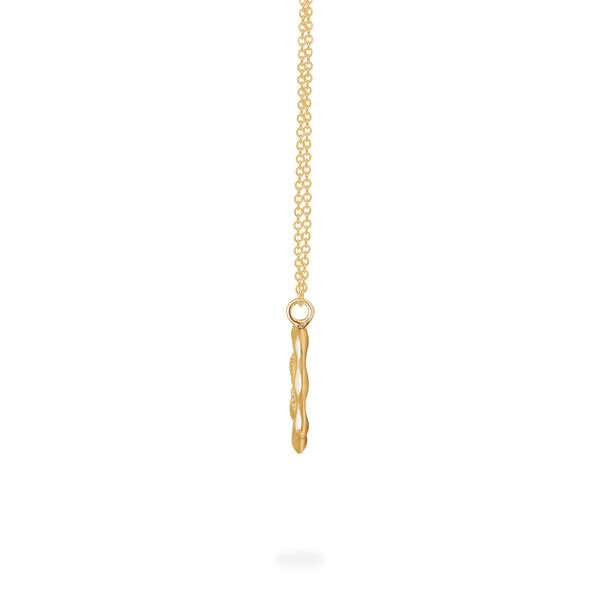 Zodiac Pisces Pendant in Yellow Gold