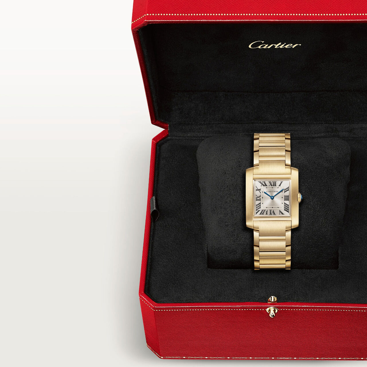 Cartier Tank Française Quartz Yellow Gold CRWGTA0113 Box image number 3
